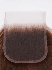 Honey Blonde Highlighted Straight 4x4 Free Part Closure