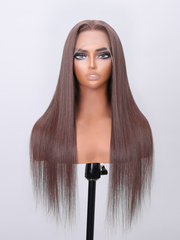 13x4 Lace Front Chocolate Mauve Straight Wig
