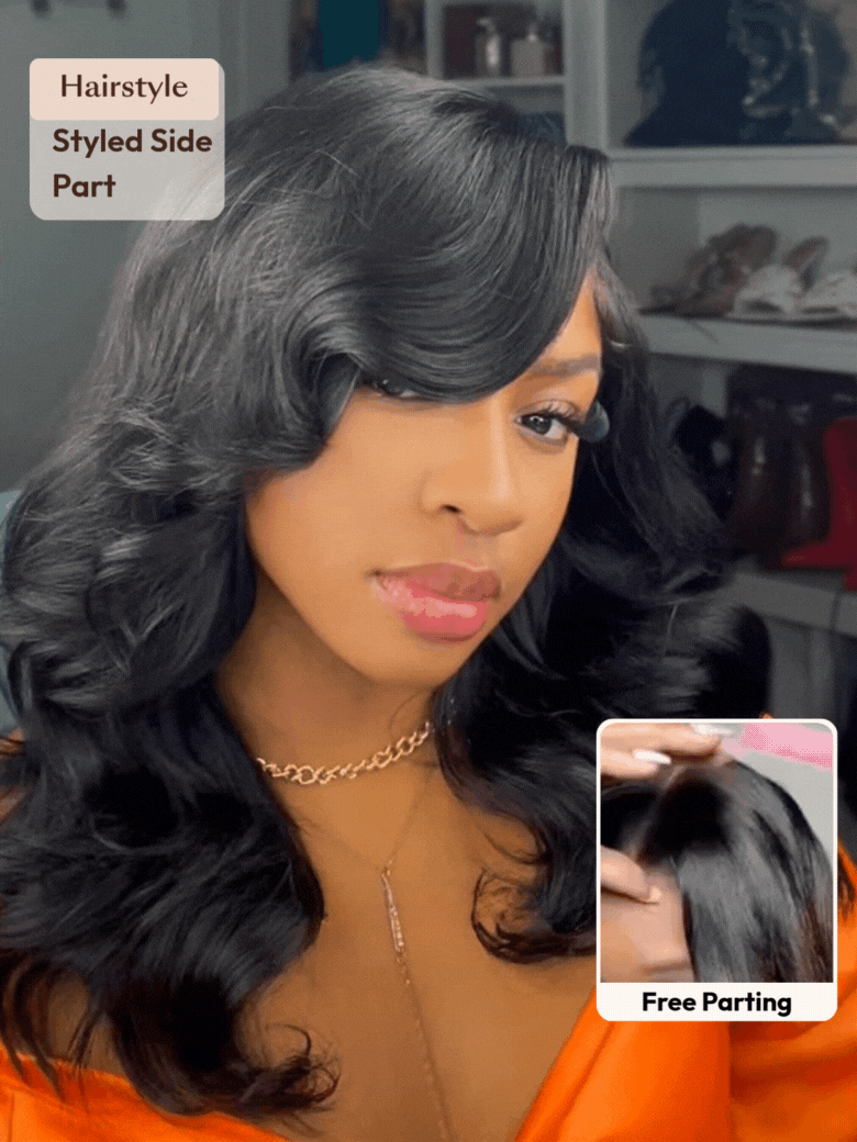 Butterfly Cut 180% Density Bye-Bye Knots? 7x5 Lace Body Curls Wig with Feathered Layers & Invisi Drawstring