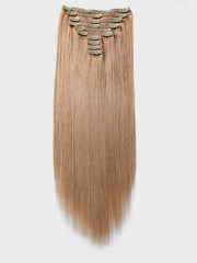 Dirty Blonde Human Hair Clip In Extension