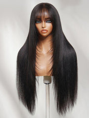7x5 Bye Bye Slip? Lace Auburn Copper Brown Body Wave Drawstring Wig Beginner Friendly