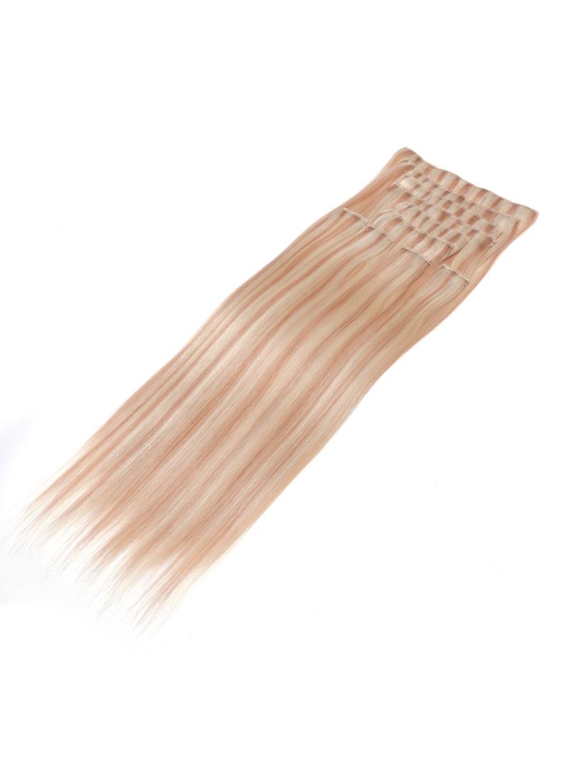 Butter Blonde Human Hair Clip In Extension