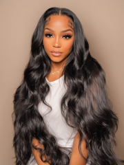 Pre-Plucked 5x5 HD Lace Closure Body Wave Wig Amazing Lace Melted Match All Skins Flash Sale 180% Density