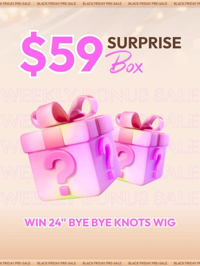 Petaluxe $59 Surprise Box Win 24 Inch Bye Bye Knots Wig Value $199-$299