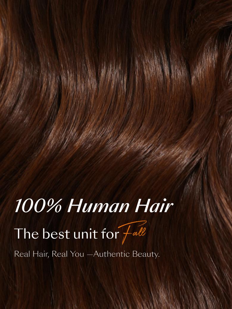 Auburn Brown13x4 Pre-Everything? Lace Frontal Loose Wave 100% Human Hair Wig with Invisi Drawstring & Face Framing Layers 150% Density