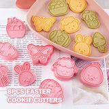 8pcs Easter Cookie Cutters