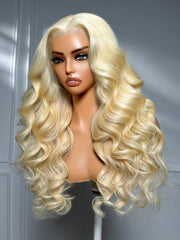 Hair Full Lace Body Wave Transparent Lace Human Hair Wig Preplucked with Baby Hair