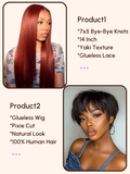 Petaluxe 2 Wigs $99 for 7x5 Bye-Bye Knots Wig and Pixie Cut Glueless Wig