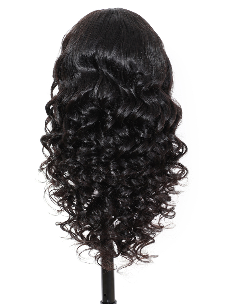 Loose Wave 13x4 Lace Front Deep Parting High Quality Wigs Pre Plucked with Baby Hair