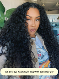 Petaluxe Black Yaki Straight | Jerry Curly 7x5 Glueless Bye Bye Knots Wig
