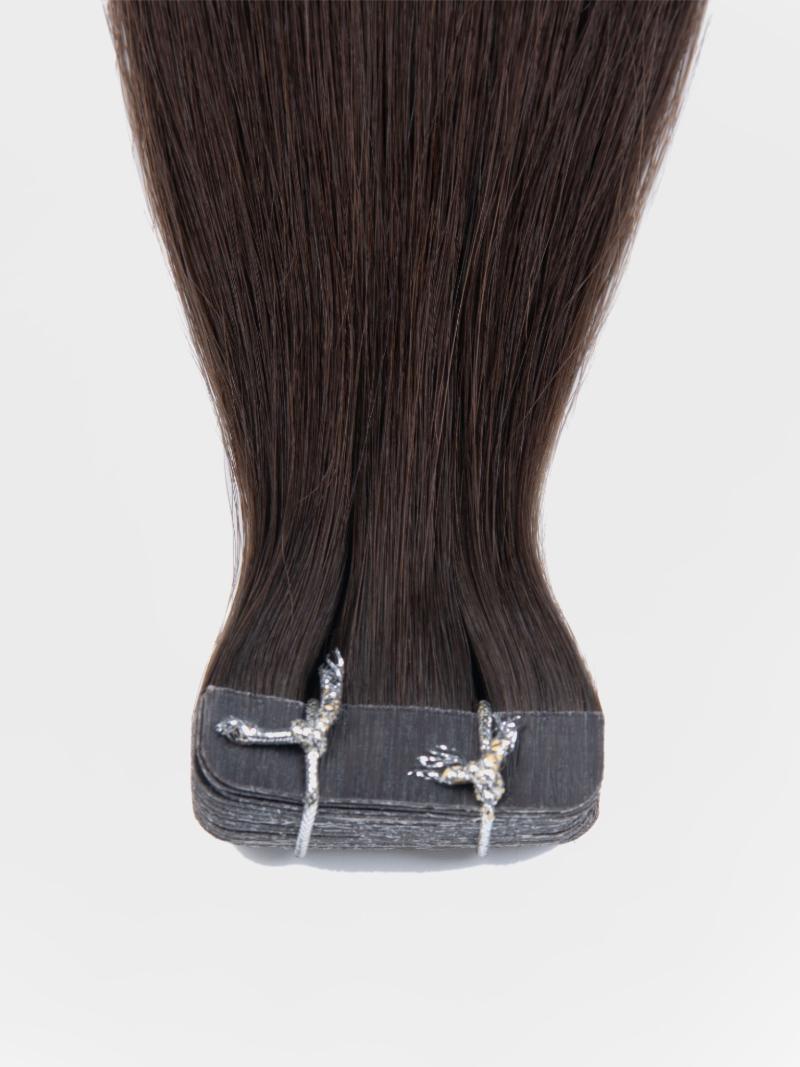 Mochachino Brown Human Hair Tape In Extension