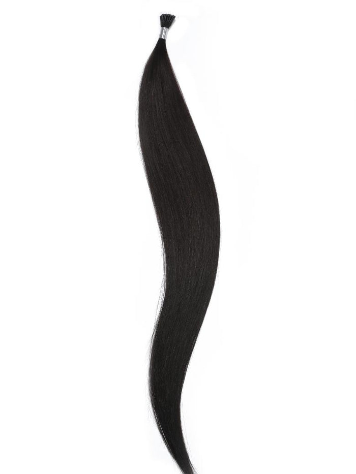 Petaluxe Off Black Human Hair I Tip Extension