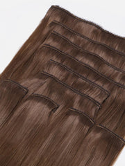 Ash Blonde & Strawberry Blonde Ombre Human Hair Clip In Extension