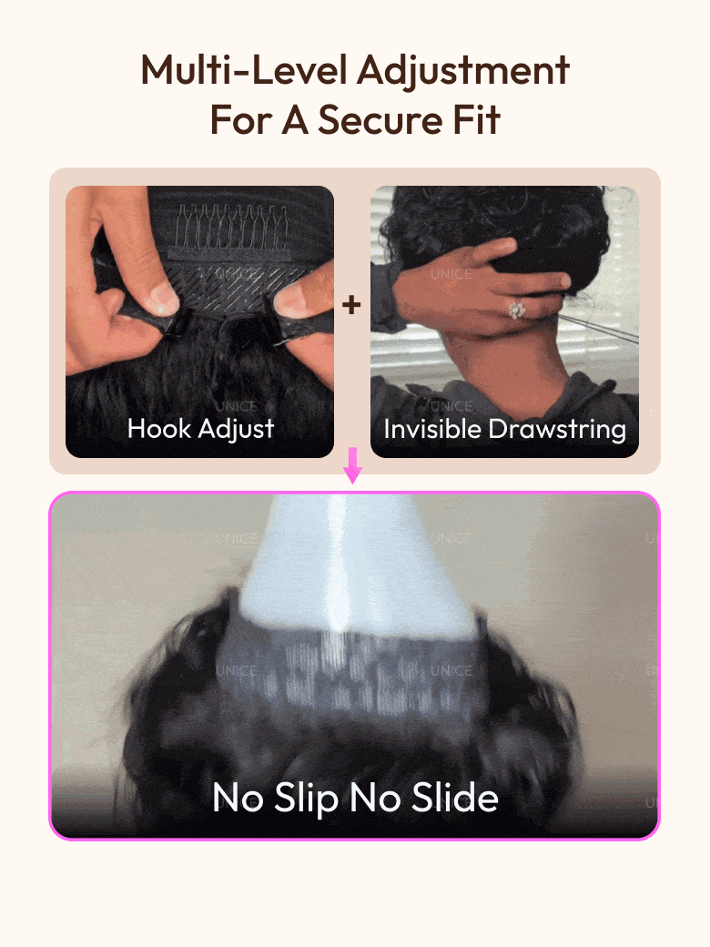 [Daily Classic] Water Wave Glueless Headband Wig for Healthcare Workers | Comfortable, Secure, and Effortless All-Day Wear for Busy Shifts