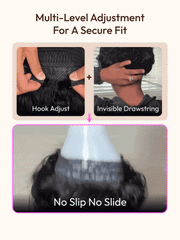 [Daily Classic] Water Wave Glueless Headband Wig for Healthcare Workers | Comfortable, Secure, and Effortless All-Day Wear for Busy Shifts