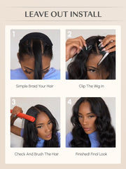 Beginner Friendly V Part Kinky Curly Wig
