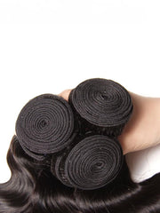 5x5 Clear HD Lace Closure With Body Wave 3Pcs Bundles