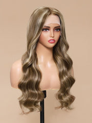 MALIA- 22' LACE FRONT BODY WAVE HUMAN HAIR WIG