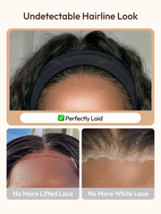 [Daily Classic] Water Wave Glueless Headband Wig for Healthcare Workers | Comfortable, Secure, and Effortless All-Day Wear for Busy Shifts