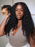 22'' Petaluxe Natural Black 13x4 Jerry Curly Pre-Everything Lace Front Wig