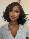Petaluxe [Ins Exclusive Discount] 7x5 Bye Bye Knots? Wig Black Yaki Straight Glueless Bleached Knots Wig