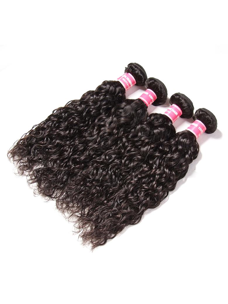 Hair Hair 4 Bundles Water Wave Unprocessed Virgin Human Hair