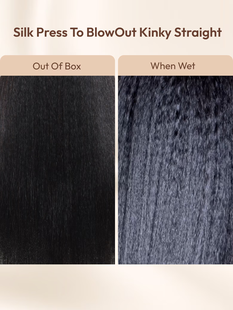 InvisiBlend? V part Kinky Straight Natural Black Wig Protect Your Natural Hair