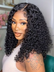 [200% Density=$89] Beginner Friendly V Part Deep Wave/Kinky Curly Wig 0 Skill Needed Protective Style