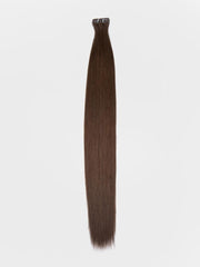 Chocolate Brown Human Hair Tape In Extension