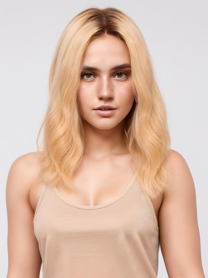 Petaluxe ANDIE-10" LACE FRONT BODY WAVE HUMAN HAIR WIG