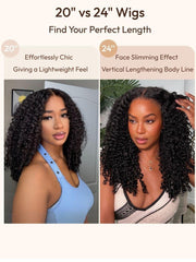 Bye-Bye Knots 7x5 Lace Curly Texture Wig With Finger Coil Ends
