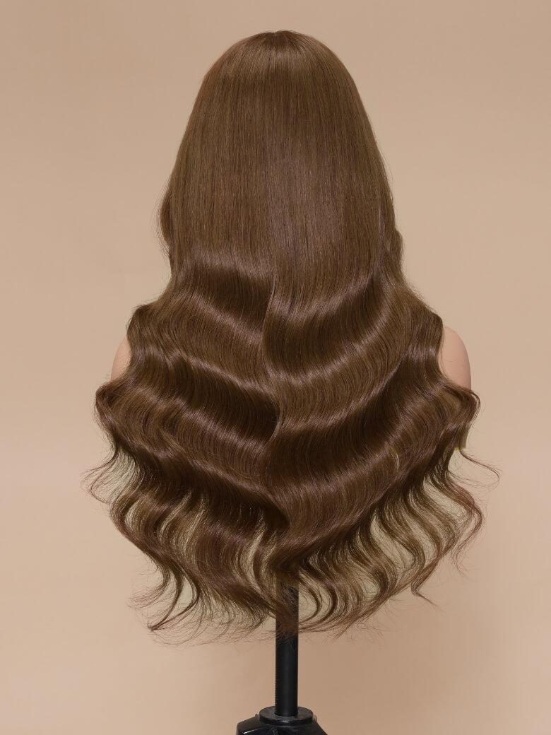 JORDAN -22" LACE FRONT HOLLYWOOD WAVE HUMAN HAIR WIG