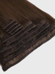 Walnut Brown Human Hair Clip In Extension