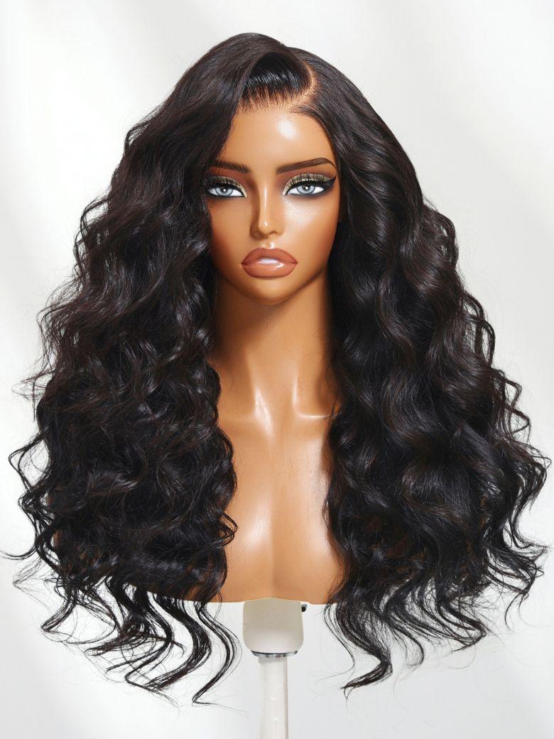 Bye-Bye Knots 7x5 Lace Water Wave Wig With Twist Out Ends
