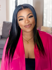 13x4 Lace Front Blue Green Ombre Mermaid Melt Body Wave Wig