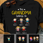 Personalized Grandpa Doodle T Shirt