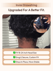 7x5 Bye-Bye Slip Transparent & HD Glueless Lace Body Wave Lace Front Drawstring Wig