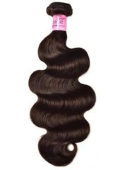 Hair Dark Brown Color Human Hair 1 Bundle #2 Color Body Wave Straight