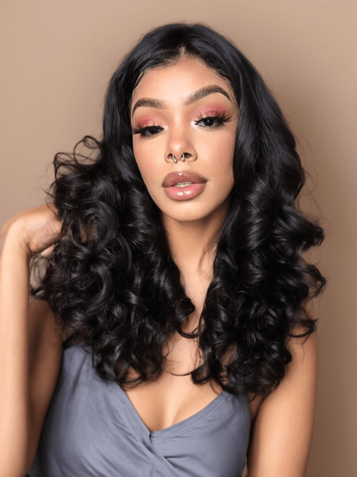Petaluxe Hair Loose Wave Hair Extensions Unprocessed Human Virgin Hair