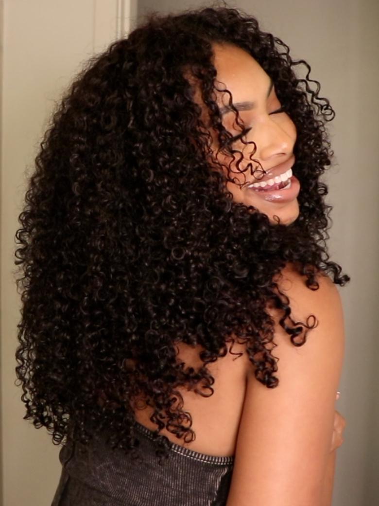 Glueless Ready To Wear Breathable U Part Curly Wig