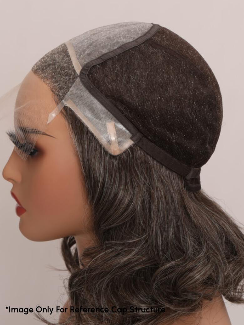SLOANNE- 12" MONO & SWISS LACE BODY WAVE HUMAN HAIR WIG