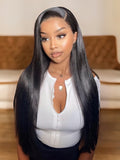Petaluxe 13x4 Ear To Ear Pre-Everything Lace Front Straight Wig WIth Invisi Drawstring