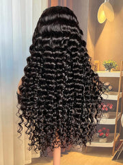 250% High Density Deep Wave V Part Wig Last Minute Style Super Natural Glueless Wig