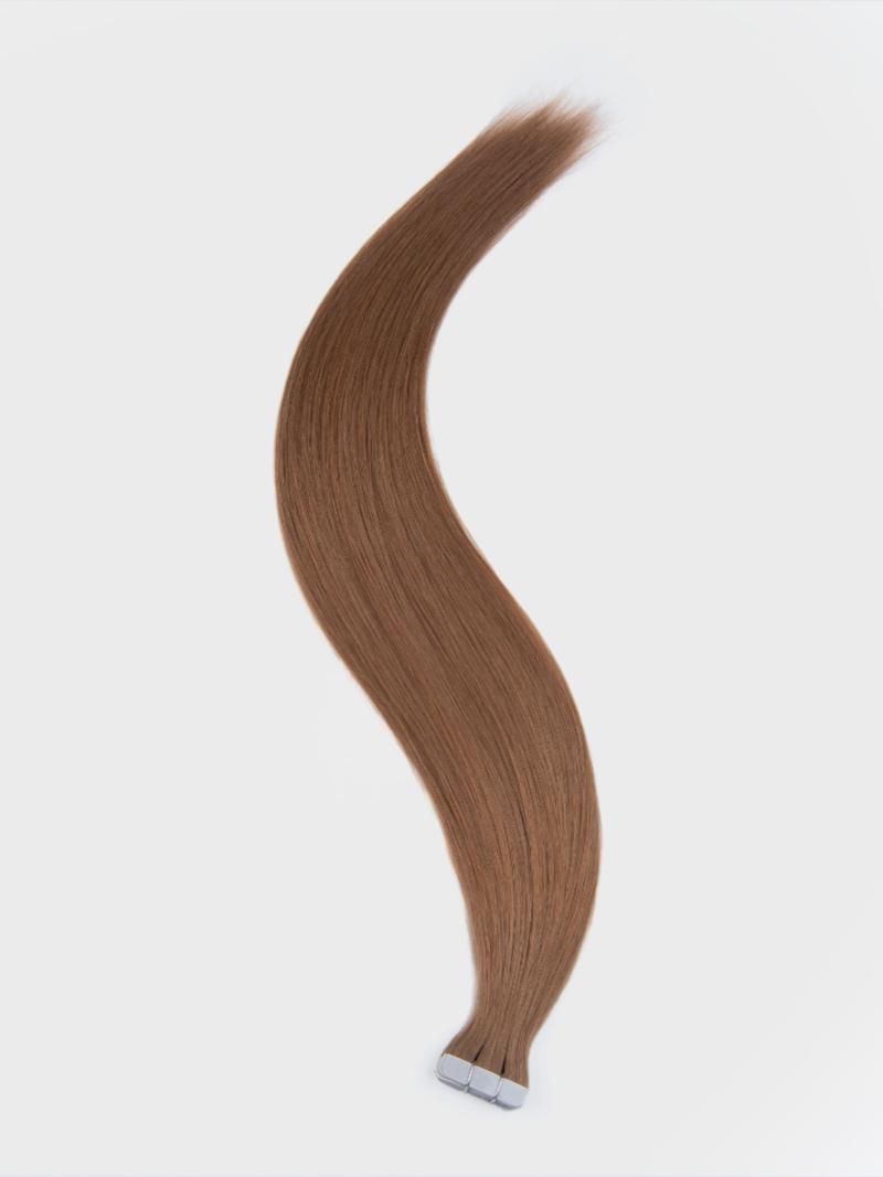 Chestnut Brown Human Hair Tape In Extension