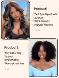 Petaluxe 2 Wigs $149 for 7x5 Bye-Bye Knots and Hot Lace Wig