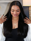 Petaluxe [BOGO FREE] 16 Inch U Part Wig Virgin Straight 150% Density Wigs