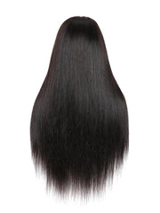 [26"-40"] 180% Density HD Lace 5x5 Closure Skin Melt Perfect Hairline Glueless Straight Wig with Bleached Knots