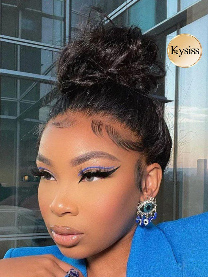 Petaluxe Kysiss 360 Lace Frontal 150 Density Body Wave Human Hair Wig