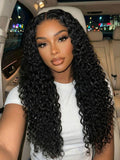 Petaluxe 13x4 Bye Bye Slip? Lace Frontal Defined Deep Curly Glueless Wig with Mixed Curls For Beginners