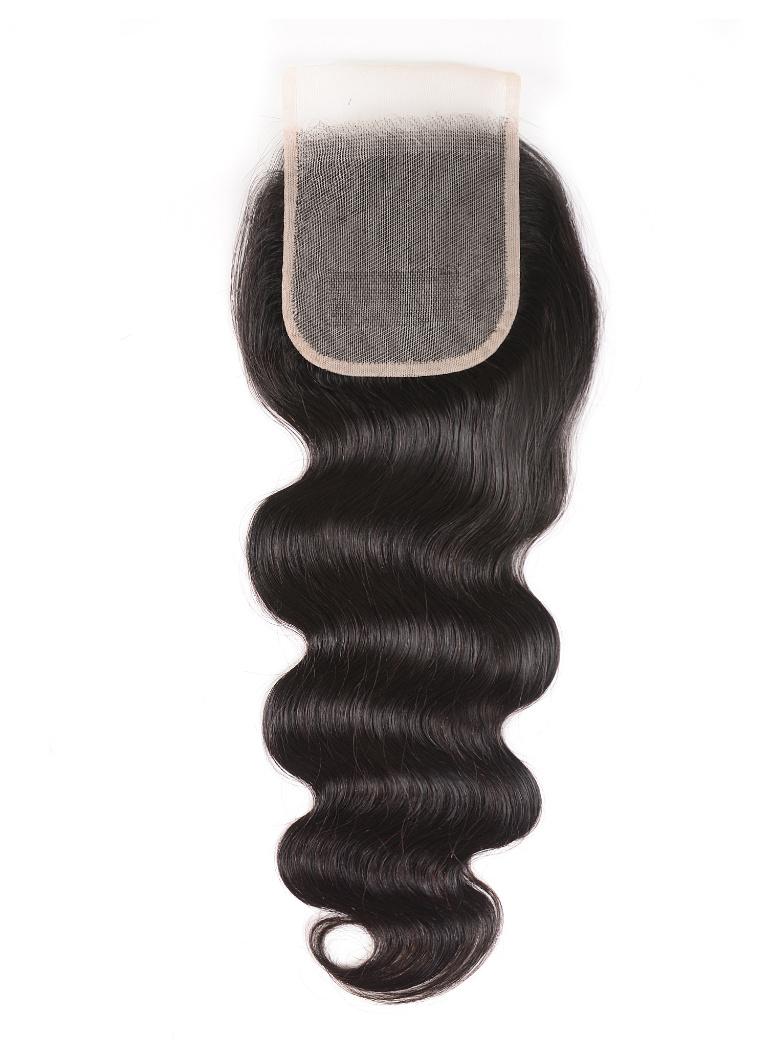 Natural Color Body Wave 4x4 Free Part Lace Closure